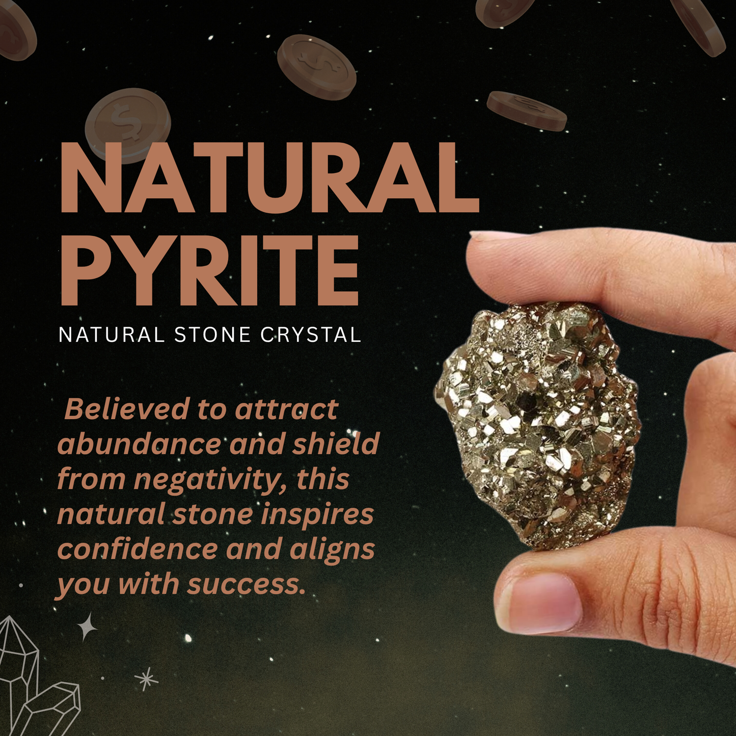 Authentic Pyrite Crystal Bracelet – Luxury Prosperity Stone