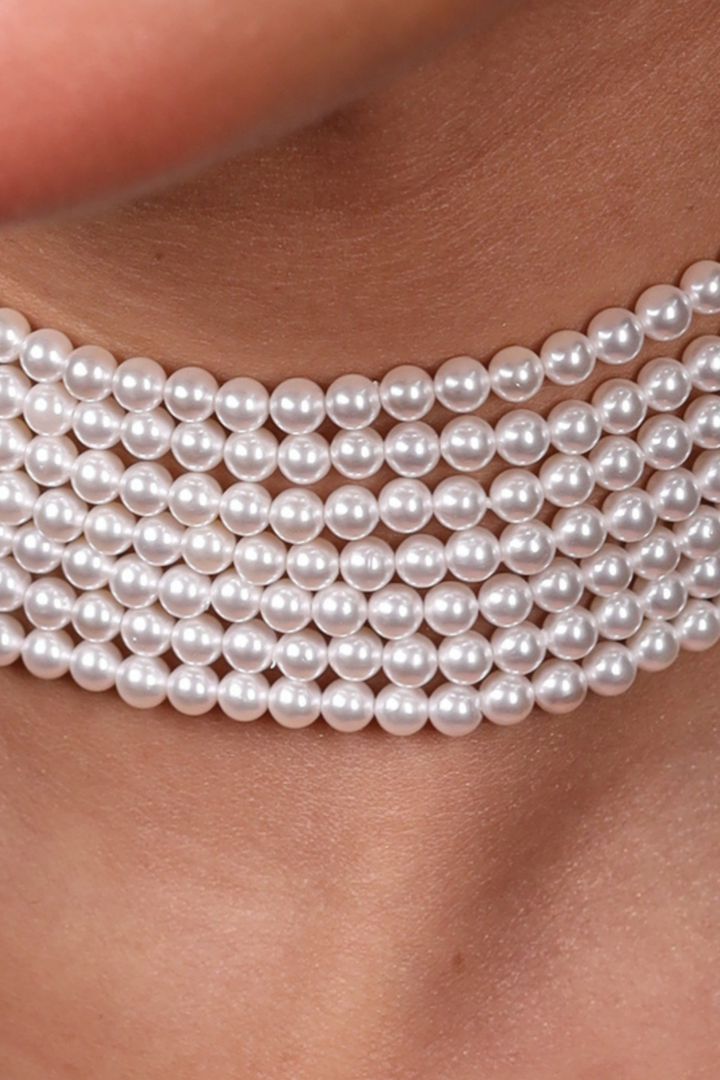 Pearls Layered Choker