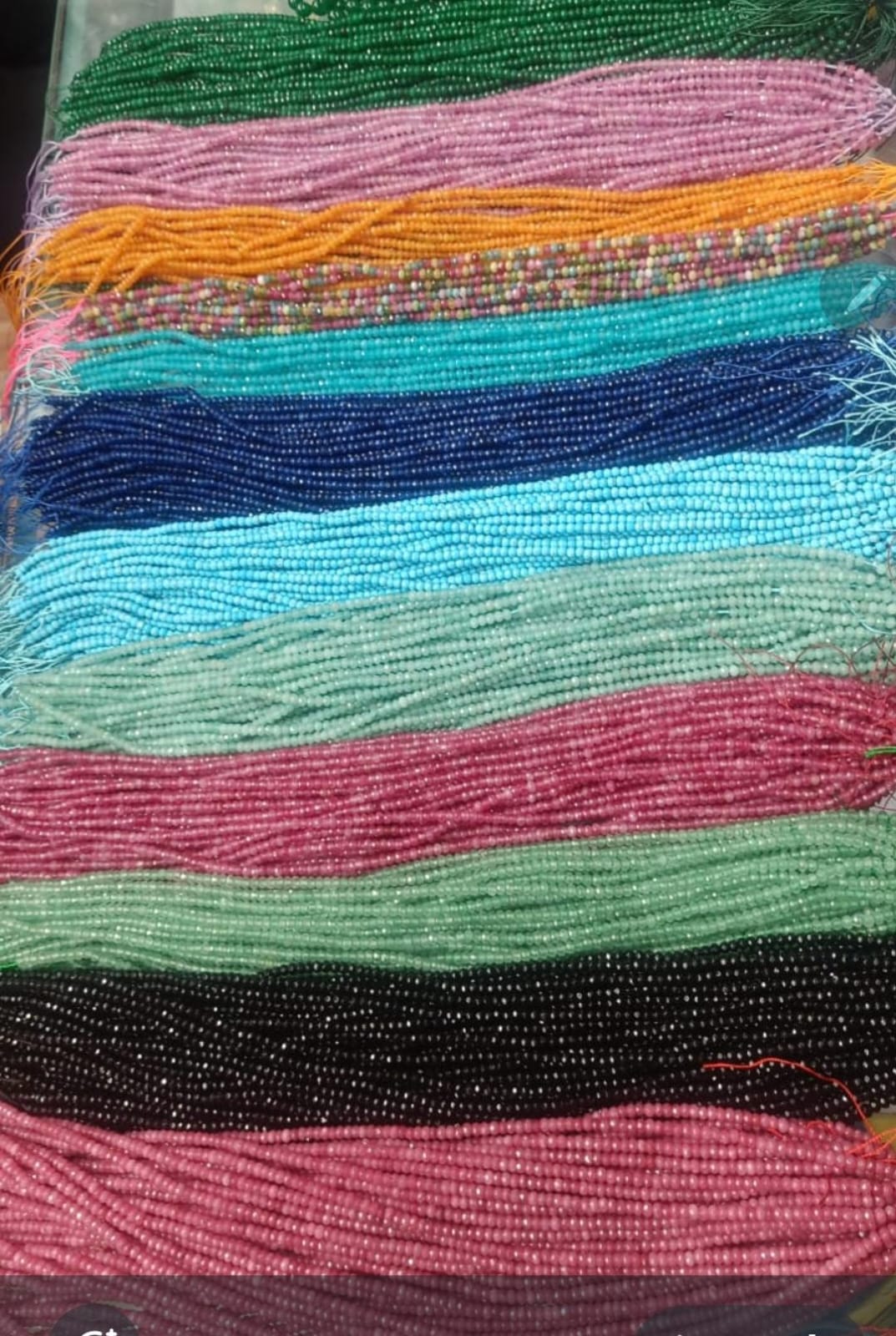 Blue onyx Beads with Pearl DC Pendant Necklace