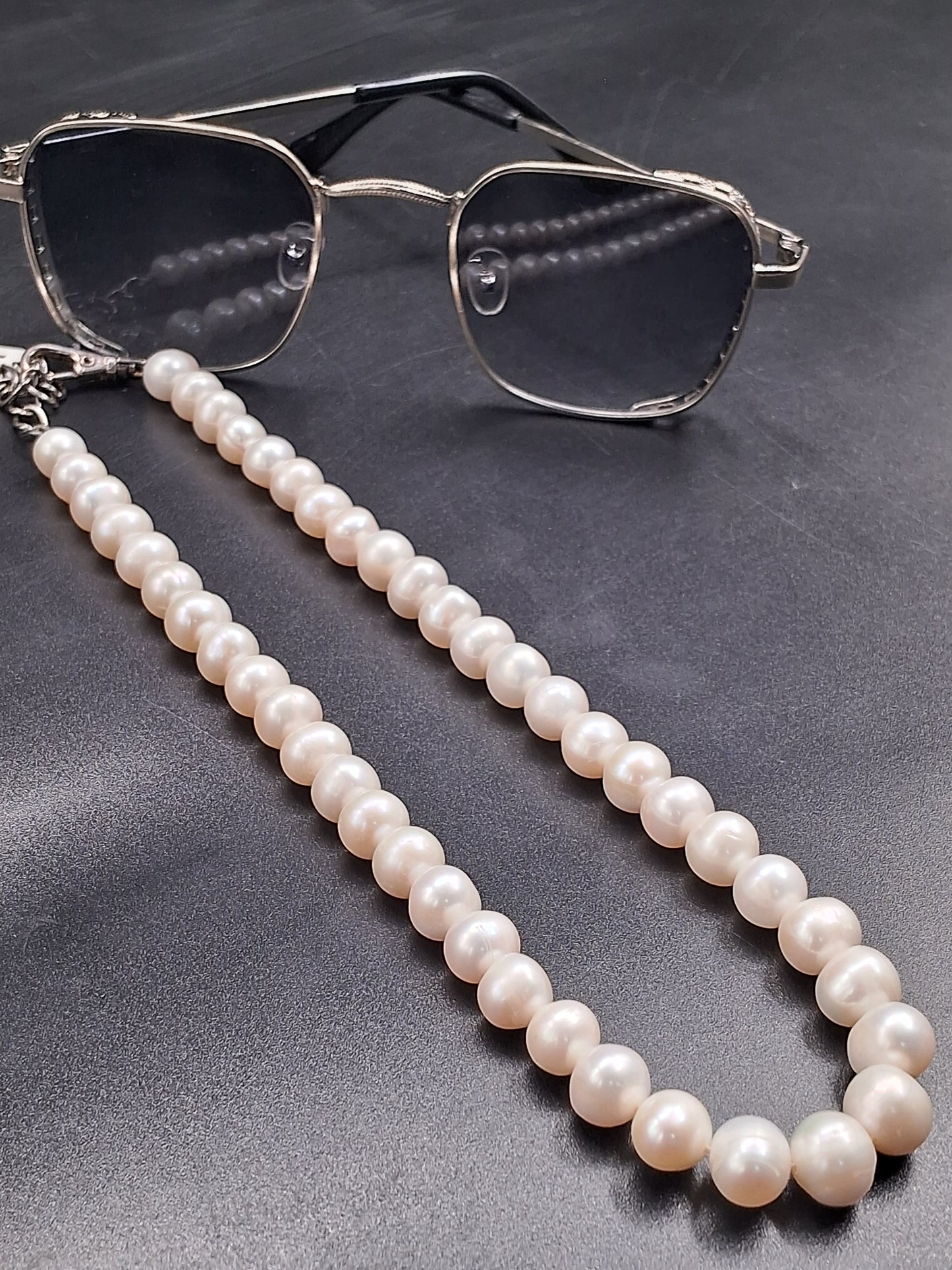 Delicate Real Pearl Necklace – 8mm with Natural Real Pearls
