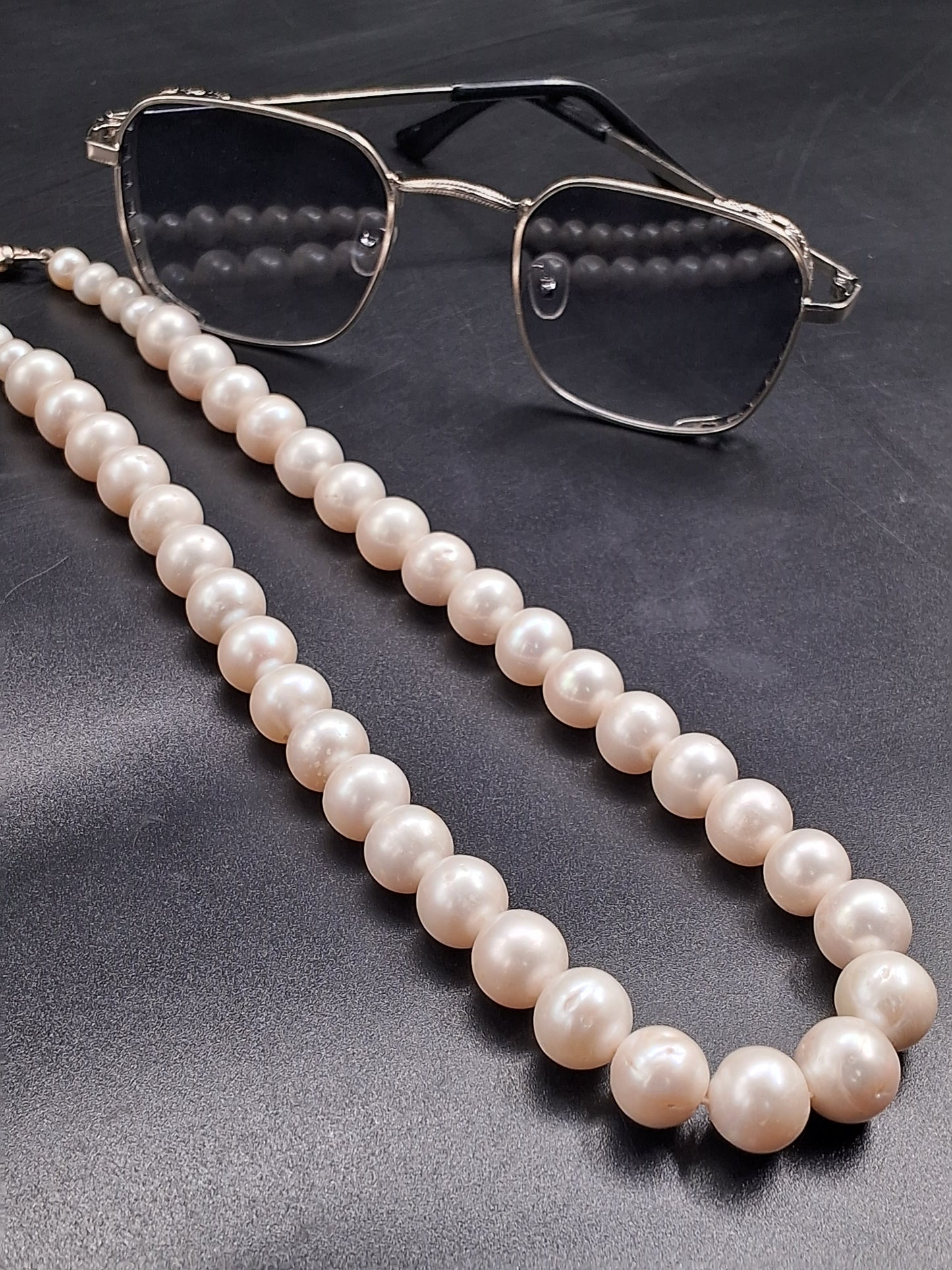 Luxury Real Pearl Necklace – 12mm Statement Pearls