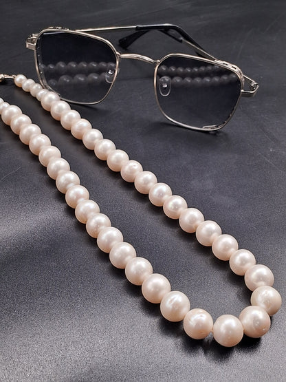 Luxury Real Pearl Necklace – 12mm Statement Pearls