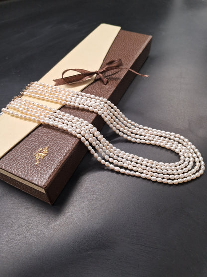 Real Oval Pearl Necklace – Handcrafted Natural Elegance by Emryn