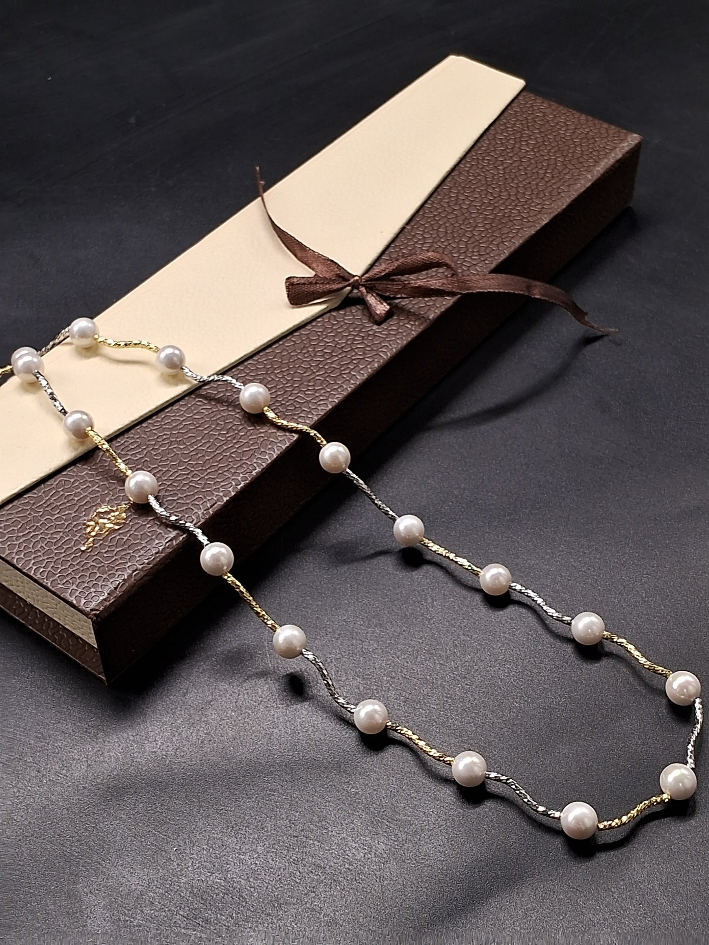 Summer Beautiful 8mm Shell Pearl String Necklace