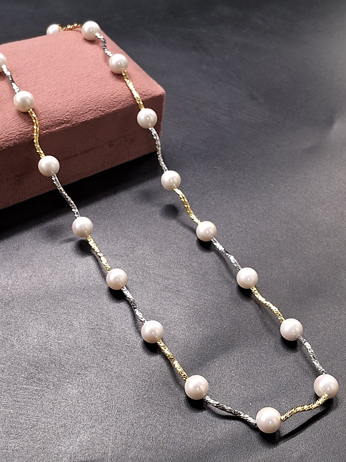 Summer Beautiful 8mm Shell Pearl String Necklace