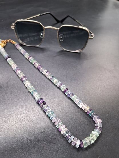 Designer & Elegant Fluorite Natural String Necklace