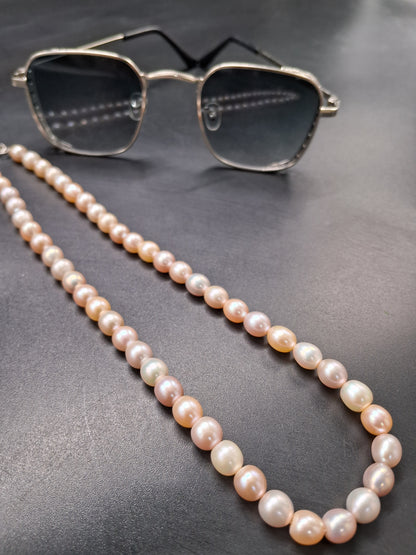 Elegant 7mm Real Pearls String Necklace