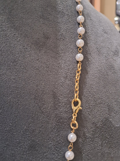 “Designer Aventurine & Sodalite Bead Necklace”
