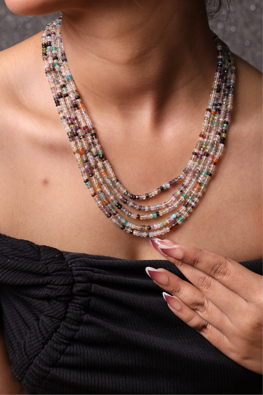Designer Multicolor  Natural stones Necklace