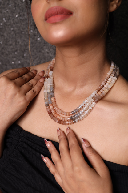 Moonstone  Layered Necklace