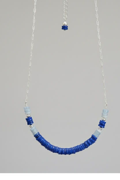 Beautiful Lapis Lazuli Gemstone with 925 Silver