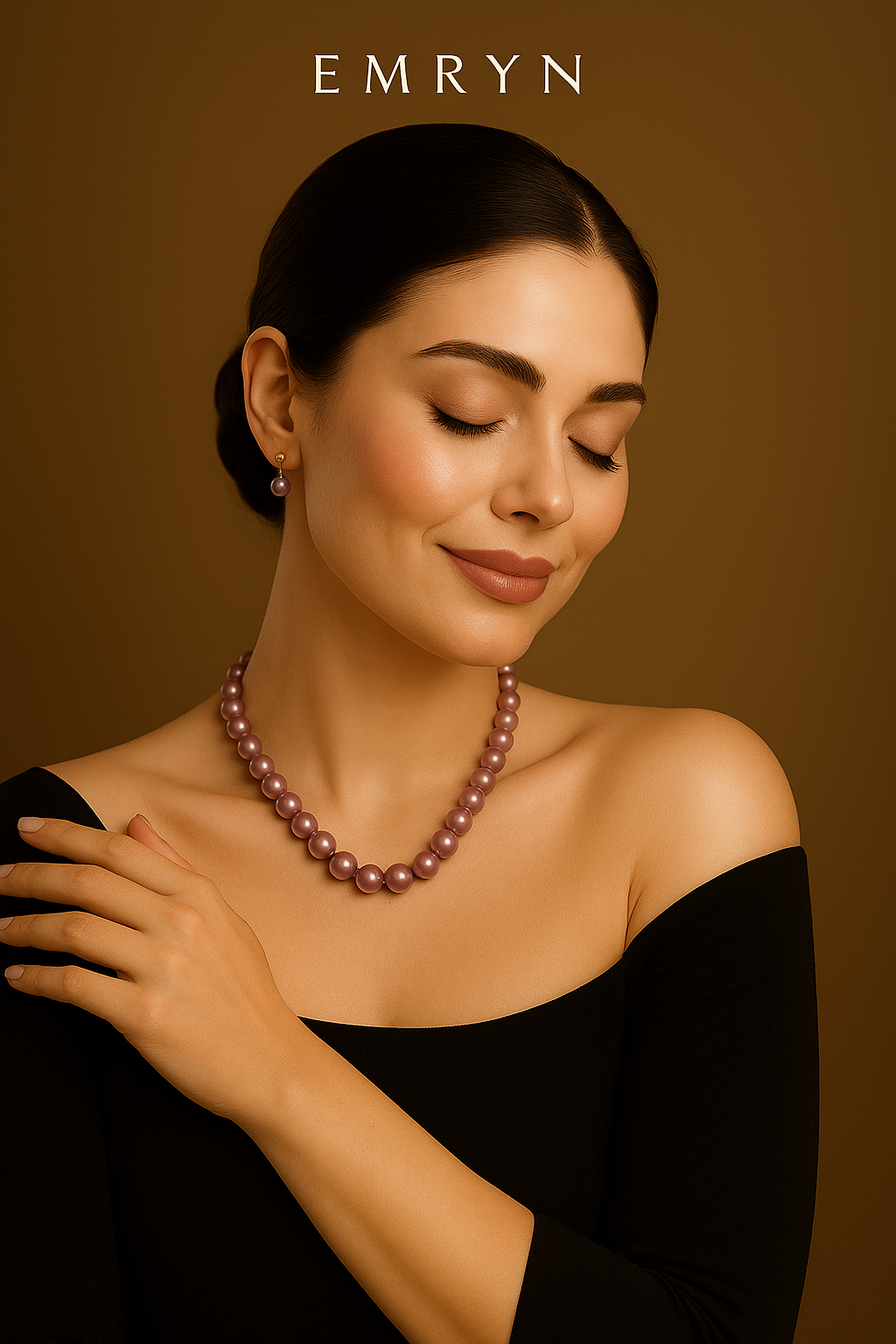 Elegant Shell Pearl  Necklace – 8mm Soft Shine Finish