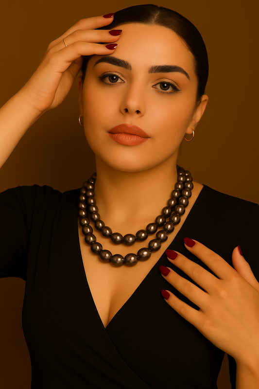 Natural Pearl Necklace – Iridescent Beauty by Emryn