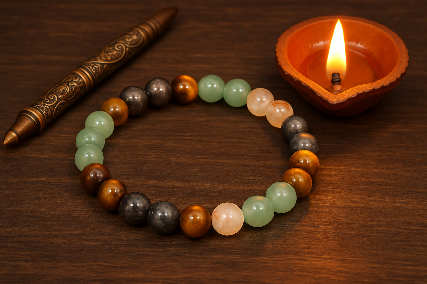 Money Magnet Bracelet – Natural Pyrite for Wealth & Abundance