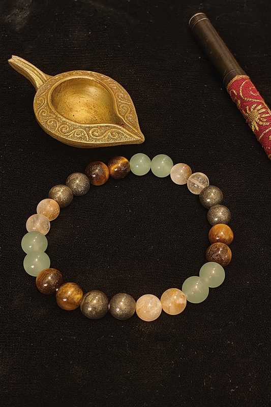 Money Magnet Bracelet – Natural Pyrite for Wealth & Abundance