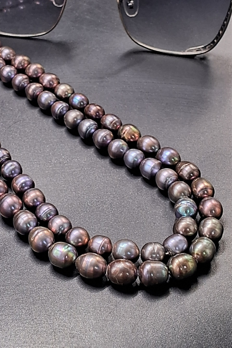 Natural Pearl Necklace – Iridescent Beauty by Emryn