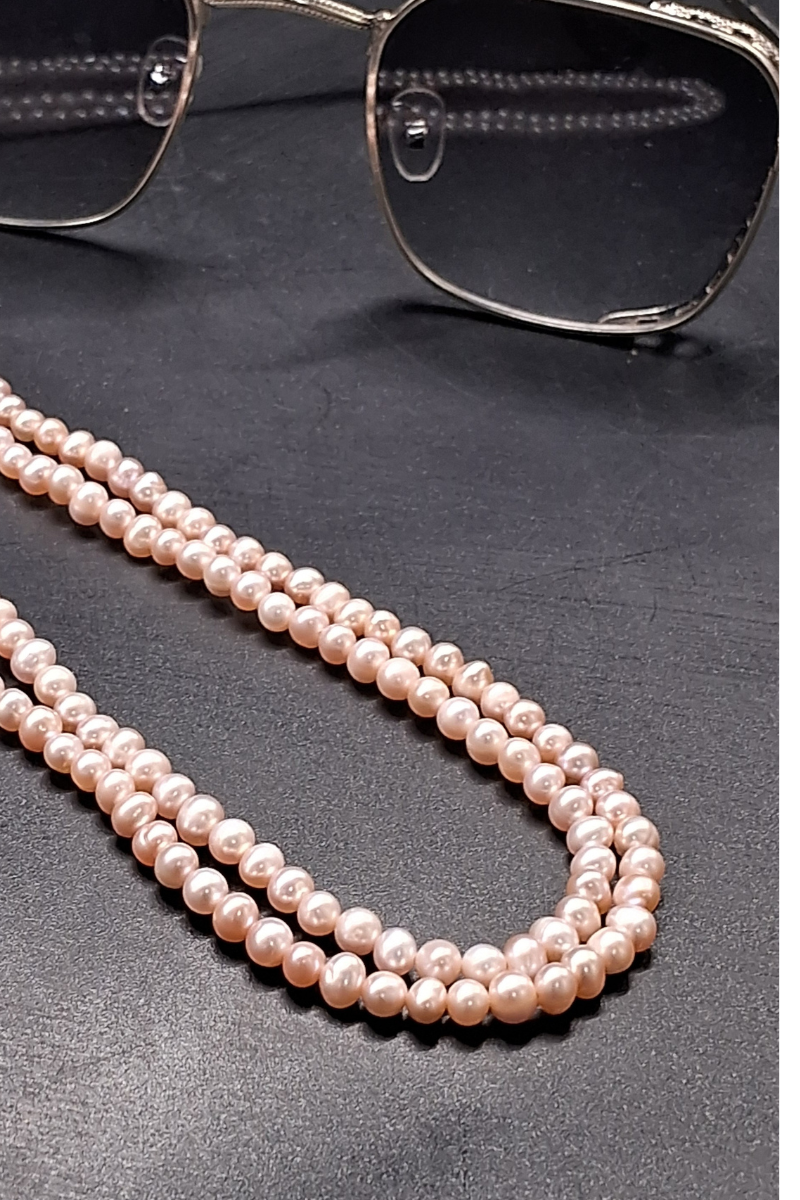 Natural PRCS Pearl Necklace – Elegant Multi-Strand Design