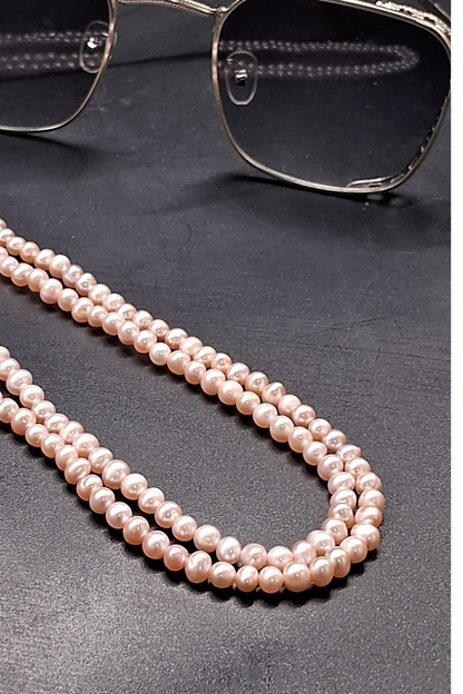 Natural PRCS Pearl Necklace – Elegant Multi-Strand Design
