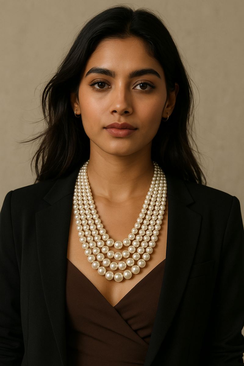 Elegant White Shell Pearl Necklace | Timeless Jewelry for Weddings & Everyday Wear