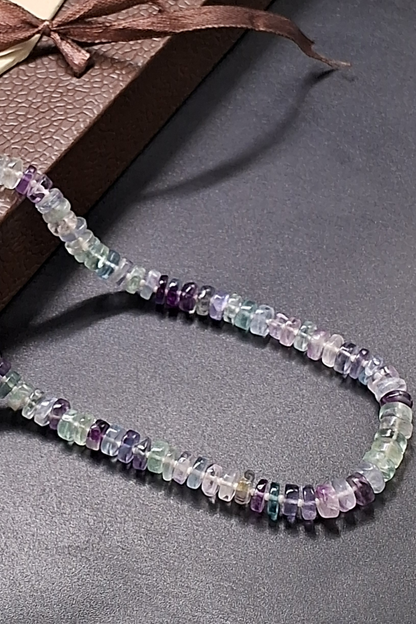 Designer & Elegant Fluorite Natural String Necklace