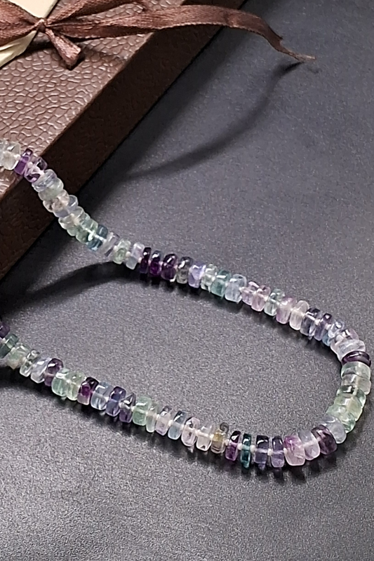 Designer & Elegant Fluorite Natural String Necklace