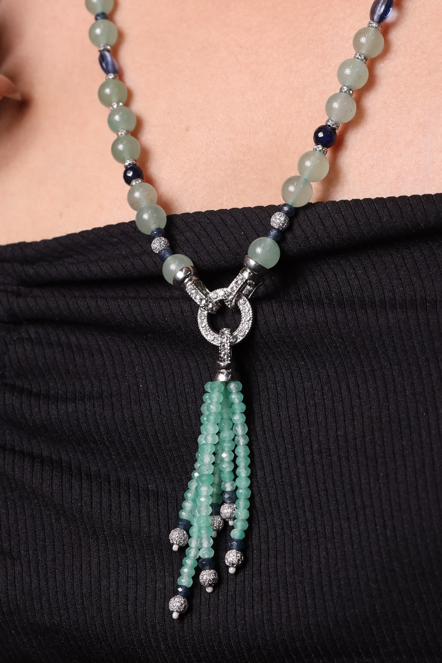 Dazzling Green Aventurine Beads Necklace