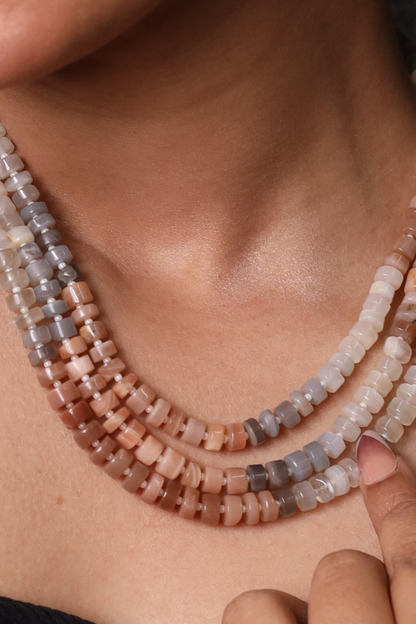 Moonstone  Layered Necklace