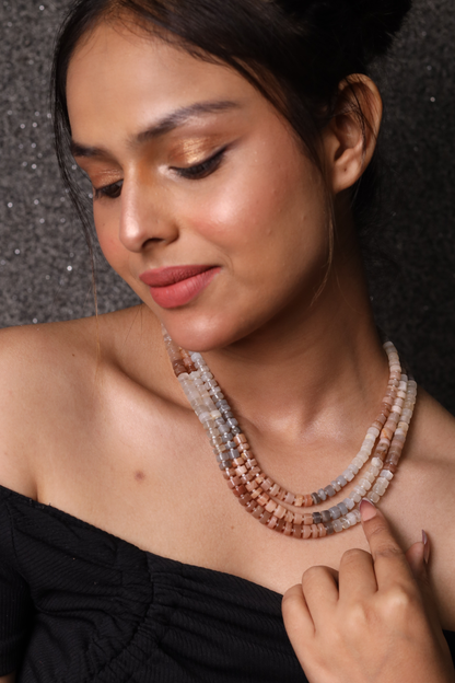 Moonstone  Layered Necklace