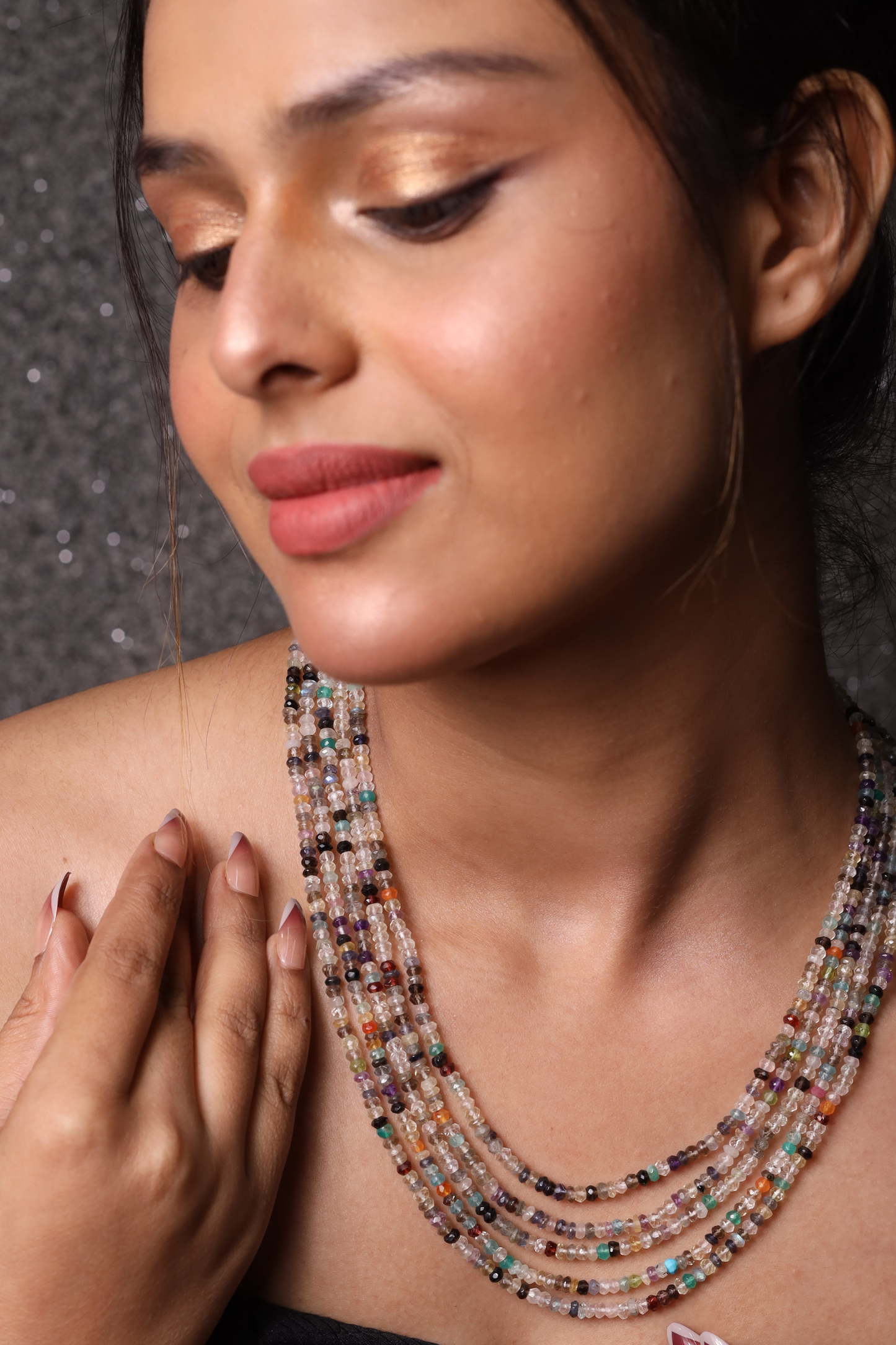 Designer Multicolor  Natural stones Necklace