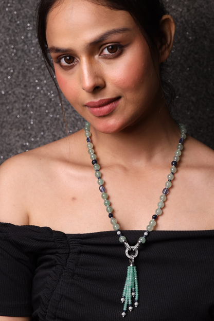 Dazzling Green Aventurine Beads Necklace