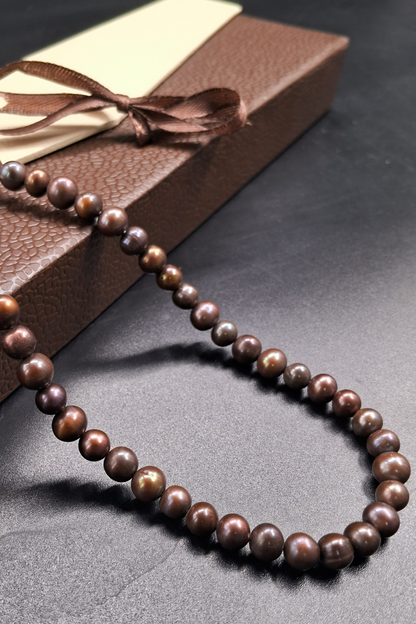 Real Pearl Necklace – Classic Luxury with Natural Radiance