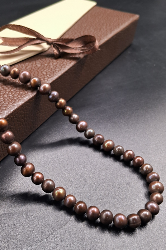 Real Pearl Necklace – Classic Luxury with Natural Radiance